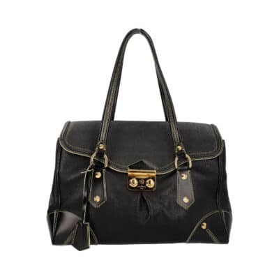 Product LOUIS VUITTON Leather Suhali L'Absolu De Voyage Shoulder Bag Black