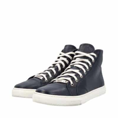 Product GUCCI Leather California High Top Sneakers Navy