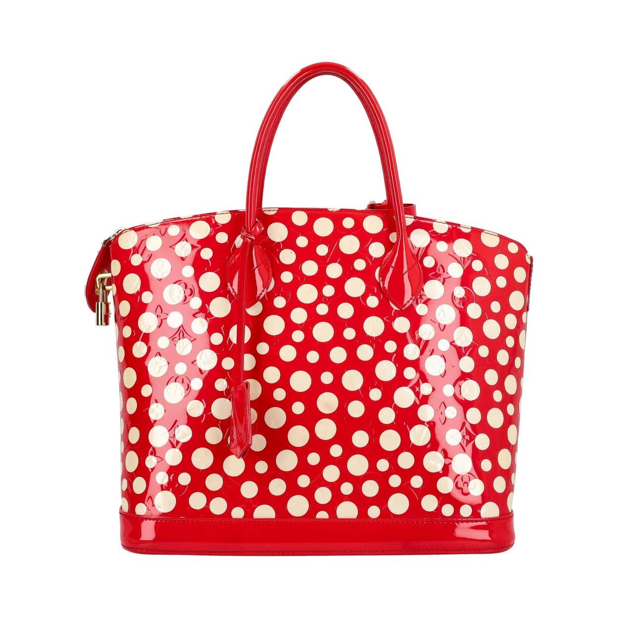 LOUIS VUITTON X YAYOI KUSAMA Vernis Dots Lockit MM - Limited Edition ...