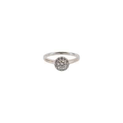 Product BROWNS White Gold Diamond Halo Ring