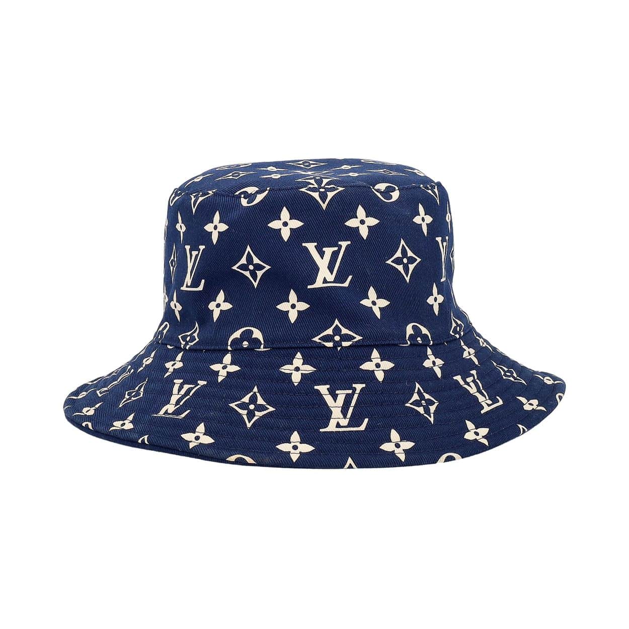 LOUIS VUITTON Monogram Denim Bucket Hat | Luxity