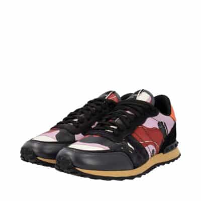 Product VALENTINO Mixed Material Camouflage Rockrunner Sneakers Multicolour