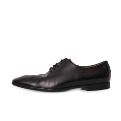 Product GUCCI Leather Lace Up Derby Shoes Black