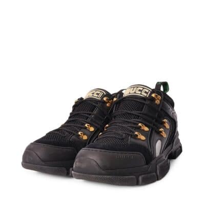 Product GUCCI Leather/Mesh Flashtrek Sneakers Black