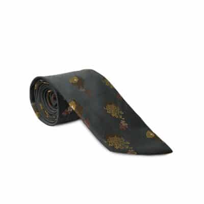 Product GUCCI Silk Floral Tie Green