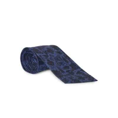 Product GUCCI Silk Floral Tie Royal Blue