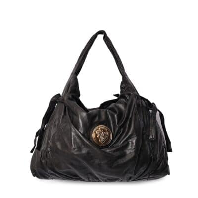 Product GUCCI Vintage Leather Hysteria Hobo Black