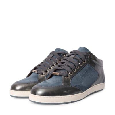 Product JIMMY CHOO Patent/Suede Miami Sneakers Blue