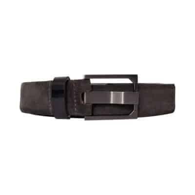 Product LANVIN Leather/Suede Belt Grey/Black - S: 95 (38)
