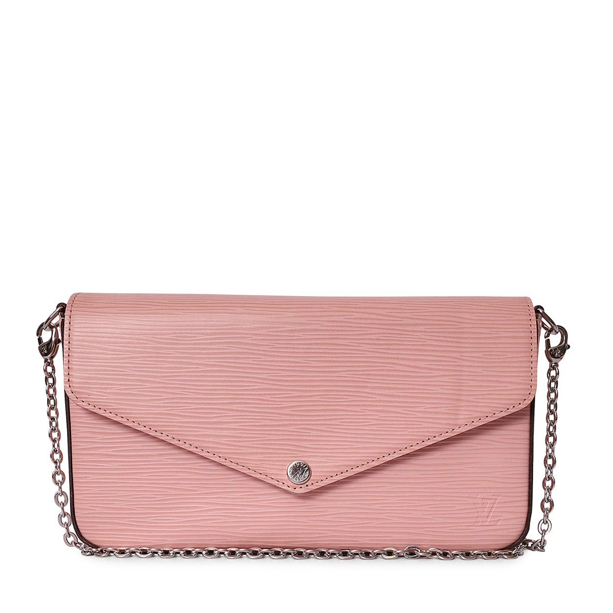 LOUIS VUITTON Epi Felicie Pochette Rose Ballerine | Luxity