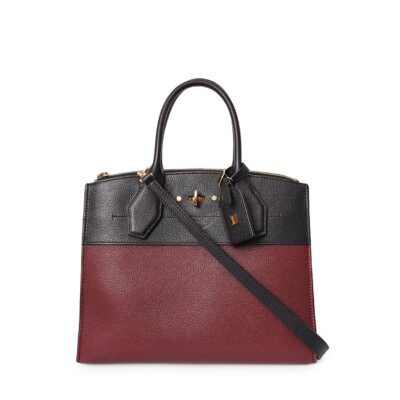 Product LOUIS VUITTON Leather City Steamer MM Black/Burgundy