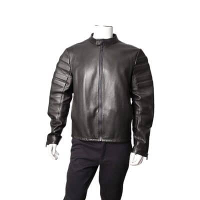 Product PRADA Leather Biker Jacket Black