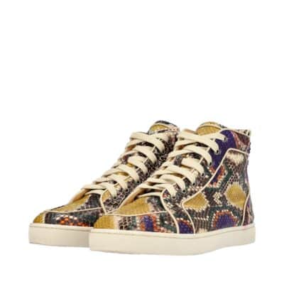 Product CHRISTIAN LOUBOUTIN Python Palette High Top Sneakers Multicolour