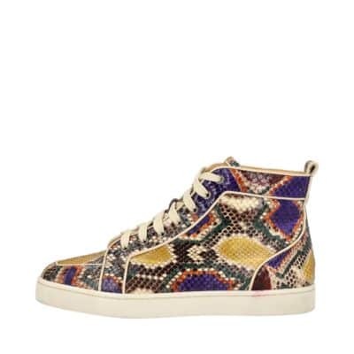 Product CHRISTIAN LOUBOUTIN Python Palette High Top Sneakers Multicolour