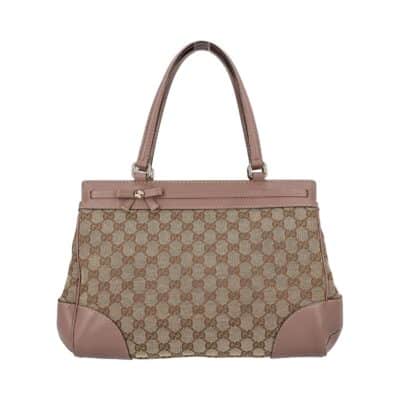 Product GUCCI Canvas GG Mayfair Tote Beige/Purple