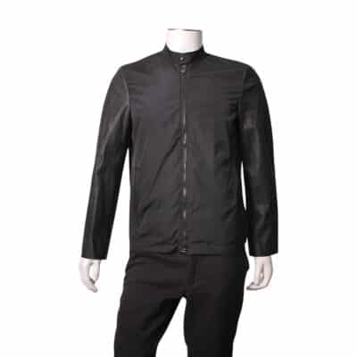 Product LANVIN Polyamide/Leather Sleeve Jacket Black
