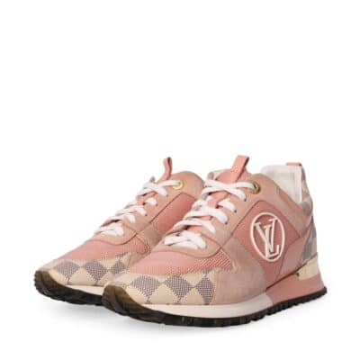 Product LOUIS VUITTON Damier Azur Run Away Sneakers Pink