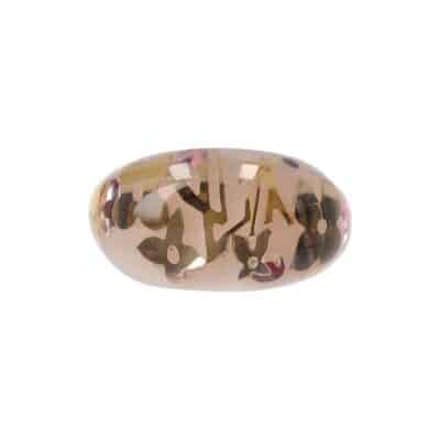 Product LOUIS VUITTON Resin Inclusion Ring Gold Tone