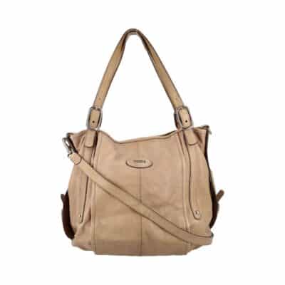 Product TOD'S Leather G-Line Easy Sacca Grande Tote Beige