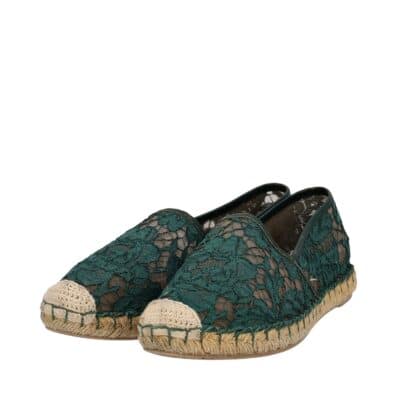 Product VALENTINO Lace Espadrilles Green